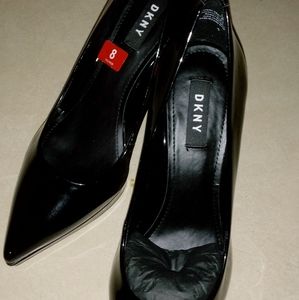 DNKY Black Patent Leather Shoes